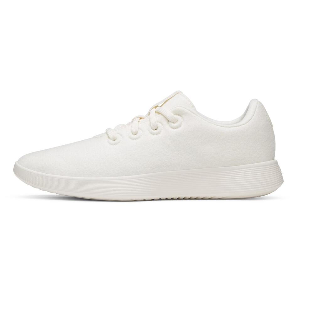 NEW ALLBIRDS women's wool runner nz sneaker in natural white